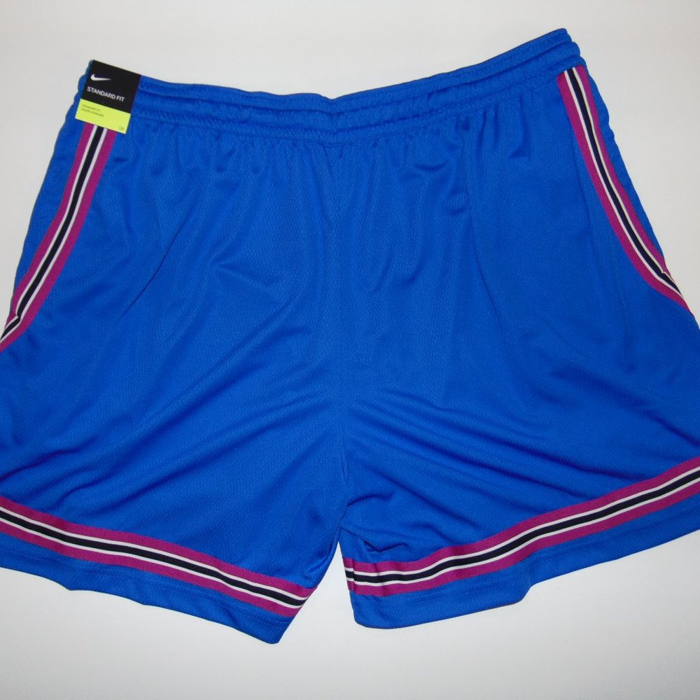 COPY - Nike Women' Dri Fit Fly Basketball Shorts 3XL Polyester Blue - Picture 9 of 10